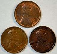Original Uncirculated 1919, 1920, & 1920-D Lincoln Cents