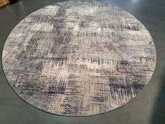 Decorative Modern Round Rug 8x8