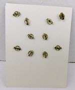 Q.T. Navajo 5 Pairs of Sterling Silver Stud Earrings