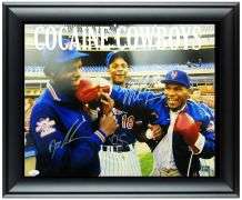 Mike Tyson Gooden Darryl Strawberry Autographed Framed Cocaine Cowboys Photo JSA