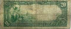 Scarce $20 First Natl Bank Williamson West Va 10 Known