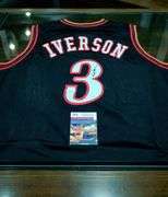 Allen Iverson Autographed Basketball Jersey