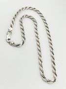 italian 925 Sterling Silver Solid 6MMRope Chain