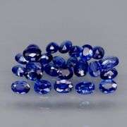 Premium cobalt blue 3.85ct REAL Ceylon Sapphire set! Heated only!