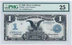 1899 $1 Silver Certificate “Black Eagle” FR#226a Lyons–Roberts | Very Fine 25