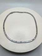 Unbelievable! 40.8 CTTW Lab Diamond Riviere Necklace in 14KT White Gold