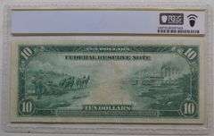 1914 $10 Cleveland Federal Reserve Note – Burke / Houston – PCGS Very Fine 30 Fr. 918