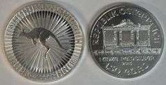 Impressive 2016 Australia 1 oz Kangaroo & 2015 1 oz Austria Philharmonic Silver