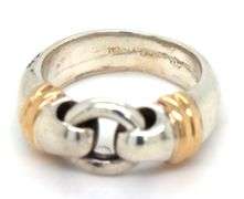 Tiffany & Co 2 tone knot ring