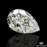 Very Fine Certified Pear Brilliant Cut Lab Diamond - 2.07 Carats