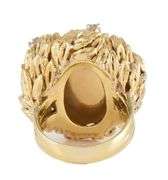 Freshwater Baroque Pearl and 0.50ctw Diamond Cocktail Ring in 18K