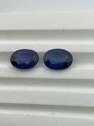 CERTIFIED PAIR OF NATURAL SAPPHIRES