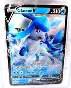 Pokémon 2021 Glaceon V Japanese Card, 8.5 NM/Mint+