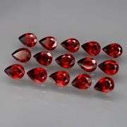 12.23ct set of 15 premium VS Mozambique garnets!