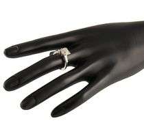 Vintage 2.30ctw Round and Baguette Diamond Three Stone Engagement Ring in Platinum