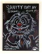 Guy Gilchrist Hand Drawn Signed Animal Muppets Art Canvas ACOA