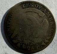 1818 Large Size Bust Quarter