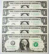 (10) Superb Crisp $1 2021 Star Replacement Notes Dallas-Consecutive!