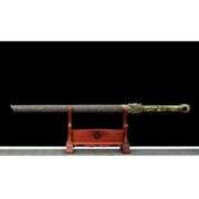 Tang Dynasty–Style Steel Blade Dao Sword with Dragon Sheath