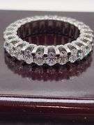 Timeless Design! 3.75 CTTW Lab Diamond Eternity Band
