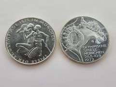 1972-J & 1972-D 10 Mark German Federal Republic, Silver