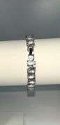 18 Kt White Gold Plated Huge 32.5 Ctw Lab Simulated Diamond Tennis Bracelet