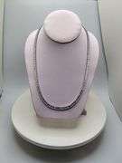 Unbelievable! 40.8 CTTW Lab Diamond Riviere Necklace in 14KT White Gold