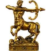 Solid Brass Sagittarius Archer
