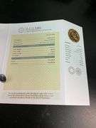 certified 6.19 carats black moissanite