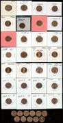 Group of 40 Assorted BU & Proof Lincoln Cents: 1944 through 2009-D