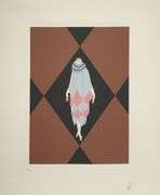 Erte "Manhattan Mary IV" Signed Limited Edition Serigraph Framed