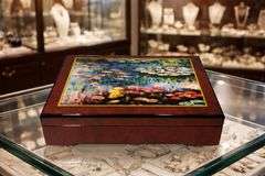 The Monet Water Lilies Musical Jewelry Box