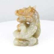 Intricately carved 61.55ct Dragon cut from pure Sapphire! Untreated!