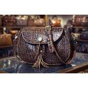 Full Grain Leather Crossbody Messenger Bag