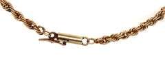Sturdy Estate 14K YG Rope Necklace