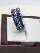 Sapphire Eternity Band