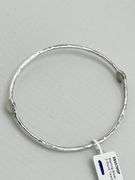 925 Serling Silver Ippolita Hammered Oval Moon Stone Bangle