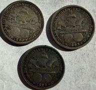 Three 1893 Columbian Exposition Comm Halves