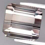 Internally flawless 3.47ct gray to pink Nigerian Tourmaline