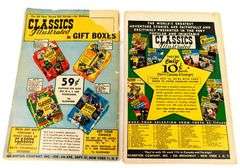 2 Classic Illustrated 1947 Comic Books