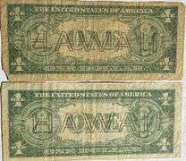Two 1935 A Hawaii Emergency Issue $1 Silver Certificates