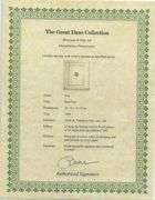 Erte "Rose Fan" Estate Serigraph with Foil Stamping Framed