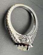 14K White Gold Marquise Diamond Ring of 2.31ct