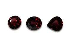 Beautiful Natural Rhodolite - Lot of 3