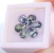 Premium all natural jewelers grade 4.14ct Tanzanite set!