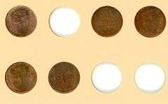 5 Nice original Uncirculated Lincoln Cents 1930 to 1933-D