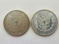 (2) 1904-O Morgan Silver Dollars