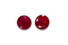 Spectacular Natural Ruby Pair