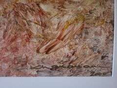 Investment! Very collectable and rare  Khavarani Masterpiece Unveiled – Signed Abstract Romanticism 