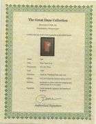 Erte "New Year's Eve" Estate Serigraph with Foil Stamping Framed